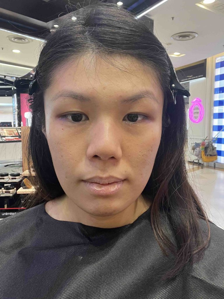 Shu Uemura eyebrow before after
