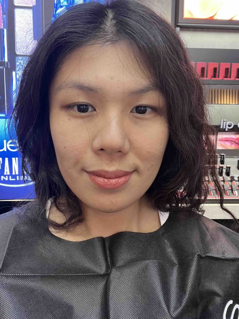 Shu Uemura eyebrow before after