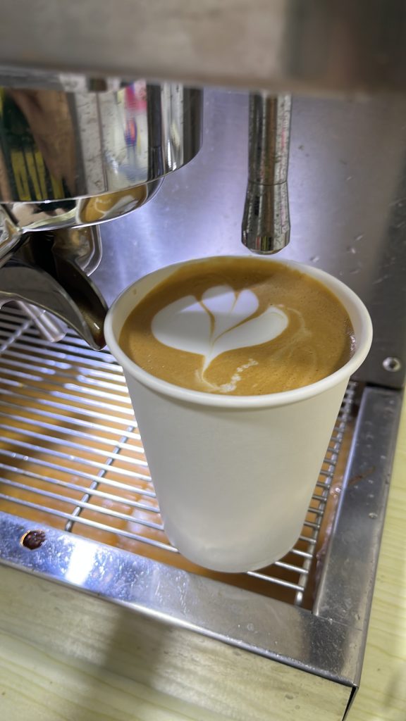 home made latte picture