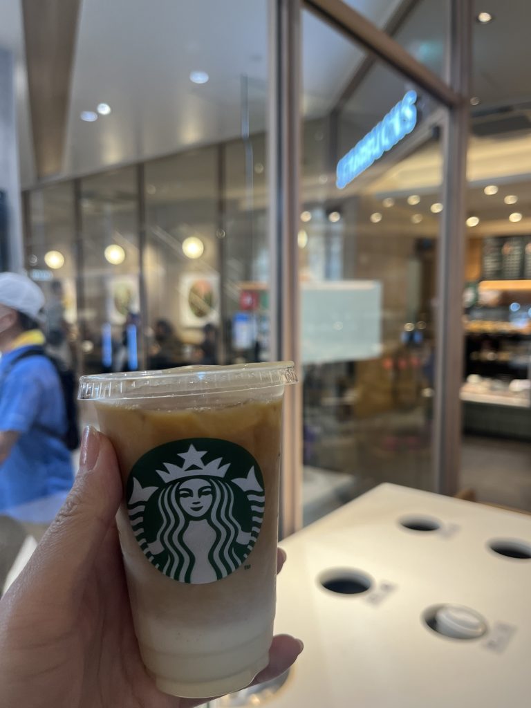 short size latte Starbucks Japan itinerary